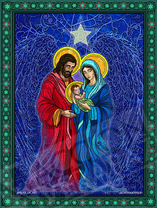 Modelo 3 de postal solidaria 2025 - de Félix Hernández OP