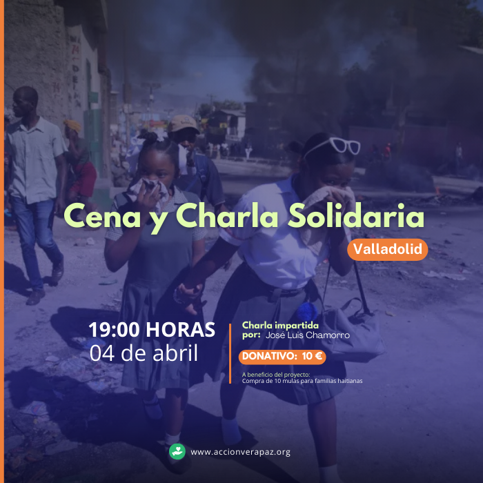 Cena y Charla Solidaria en Valladolid