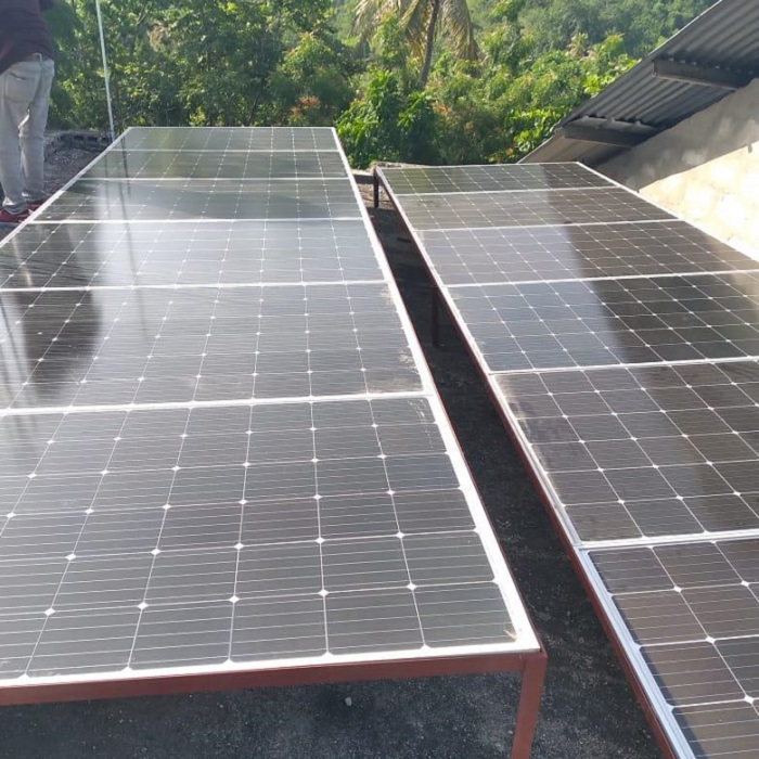 Paneles solares para una panadería